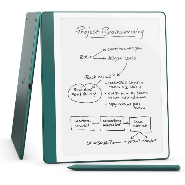 Amazon Kindle Scribe (2024) четец 64GB 10.2", с включен Premium Pen, зелен