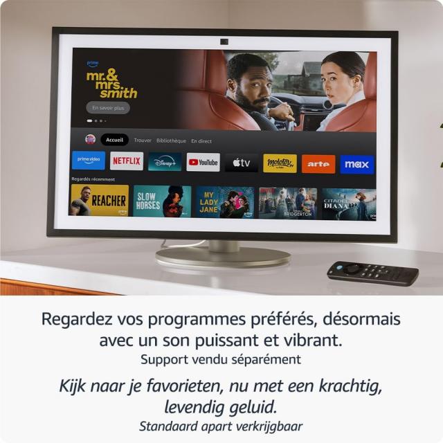 Amazon Echo Show 21 Smart display 21" FHD + Fire TV , Alexa, дисплей за визуализация 