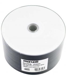 CD-R80 MAXELL 25 pk PRINTABLE 52 speed cake box