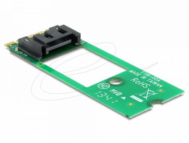 Delock Adapter M.2 Key B+M to SATA 7 pin - Form Factor 2260 