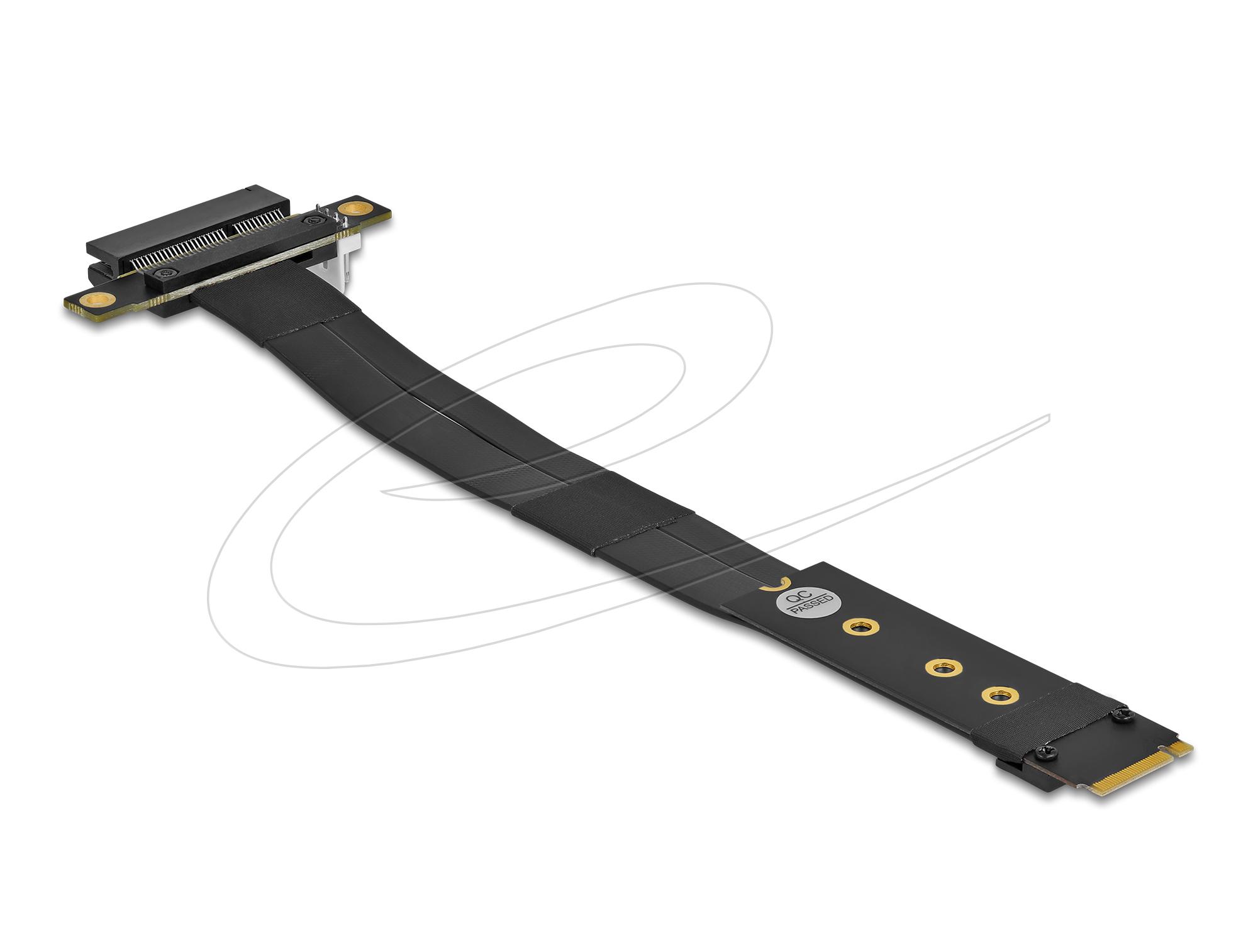 Delock Адаптер с 20 см кабел за свързване на  PCIex4 с M.2