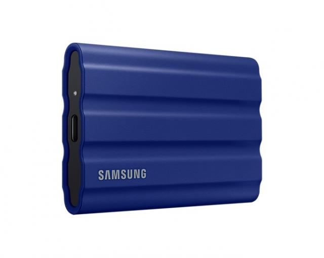 External SSD Samsung T7 Shield, 1TB USB-C, Blue 