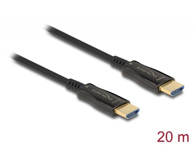 Оптичен кабел Delock, HDMI 8K, 60 Hz, 20 m 