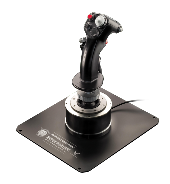 Жичен джойстик, авиосимулатор Thrustmaster HOTAS Warthog Flight Stick за PC, Черен 