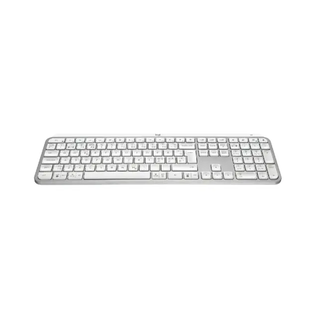 Безжична клавиатура Logitech MX keys S Illuminated, Pale gray 