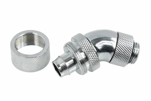 Alphacool 16/10 compression fitting 45° revolvable G1/4, chrome 