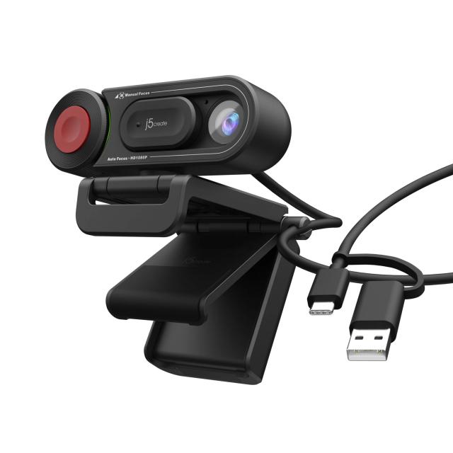 Уеб камера j5create JVU250, 4K Ultra HD, Микрофон, Автоматичен и ръчен фокус 
