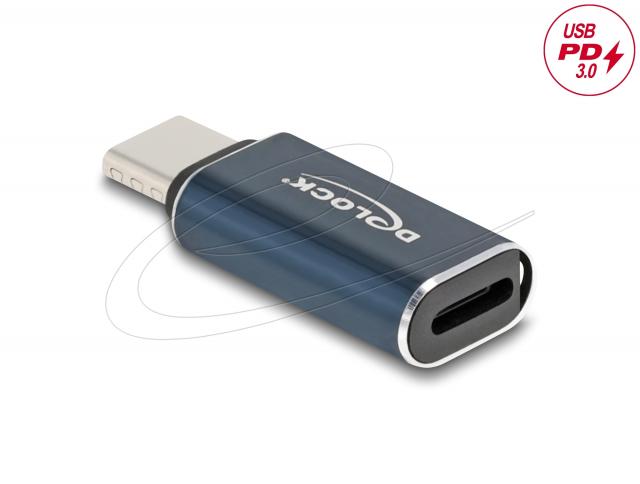 Delock Адаптер USB-C мъжко към Lightning женско PD 3.0 