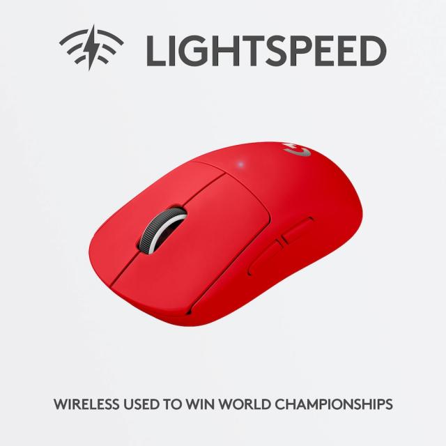 Gaming Mouse Logitech G Pro Wireless Red 