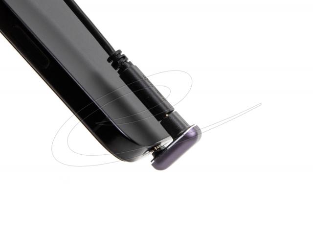 Delock Adapter USB-C male to USB-C female, under 180°, 40 Gbps PD 3.1 240 W, U-shaped 8K 60 Hz metal 