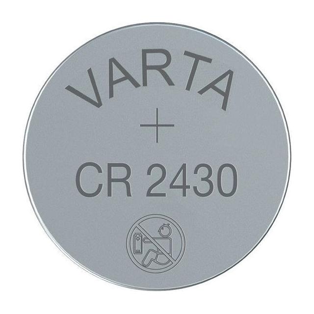 Бутонна батерия литиева CR 2430 1pc  bulk 3V  VARTA