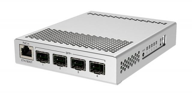 Switch Mikrotik CRS305-1G-4S+IN, 1xGigabit LAN, 4xSFP+ cages 