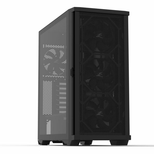 Кутия Zalman Z10 Mesh Mid-Tower, Tempered Glass, Черна 