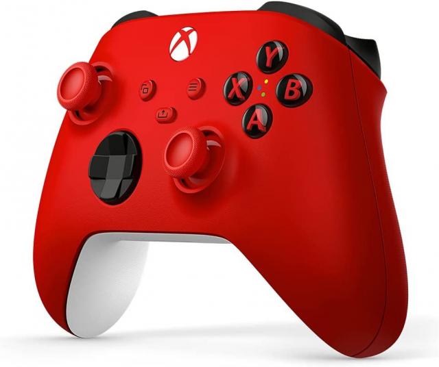 Геймърски контролер Microsoft, За Xbox, Безжичен, Червен 