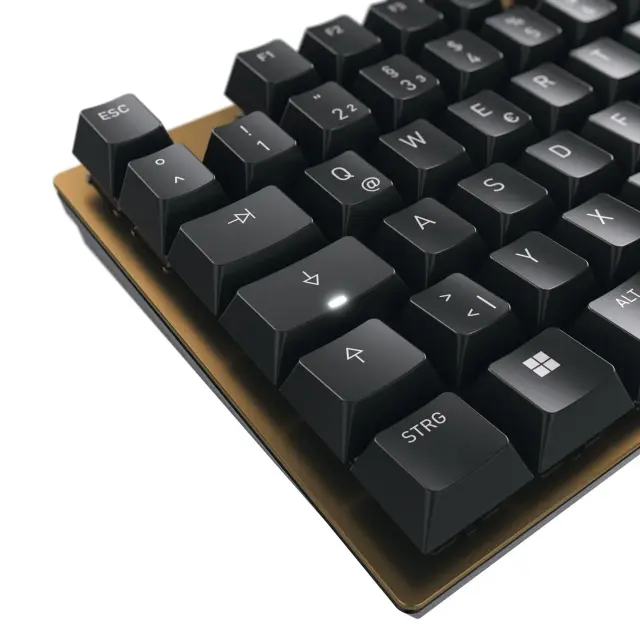 Механична клавиатура CHERRY KC 200MX Brown, Тънка, Черна 