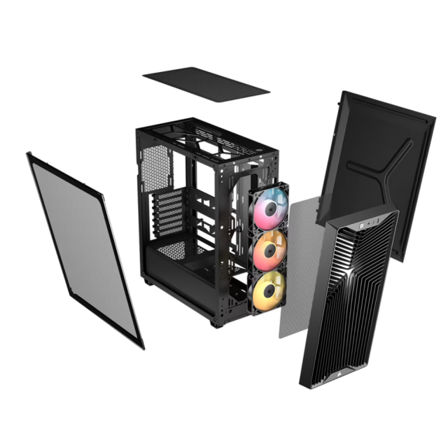 Case Corsair 3200D RS ARGB Mid-Tower Performance Case - Black 