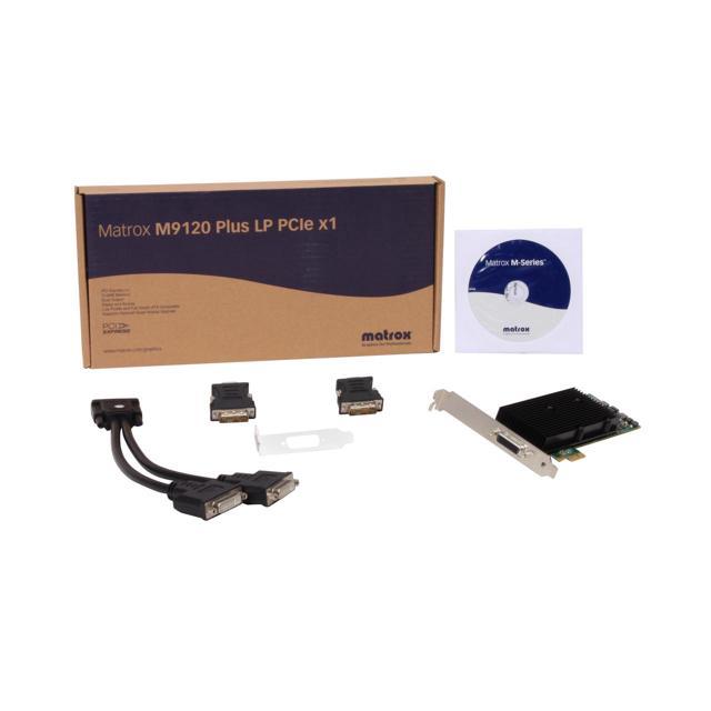 Видео карта Matrox M9120-E512LAU1F 512MB GDDR2 PCI Express x1 Low Profile, Workstation 