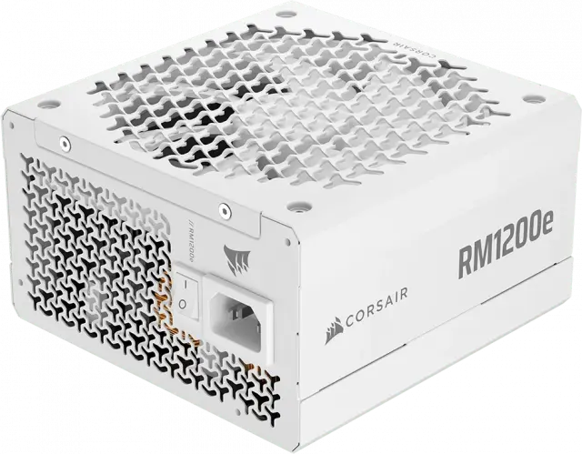 Power Supply Corsair RM1200e White 1200W 80+ Platinum ATX 3.1, Fully Modular 
