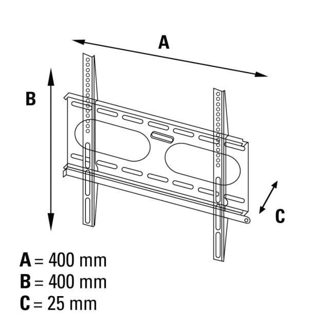 Hama FIX TV Wall Bracket, 32"-56", 11757 