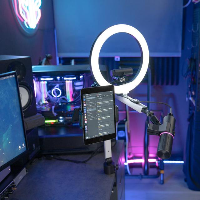 Стойка за микрофон Streamplify Mount Arm, Бяла 