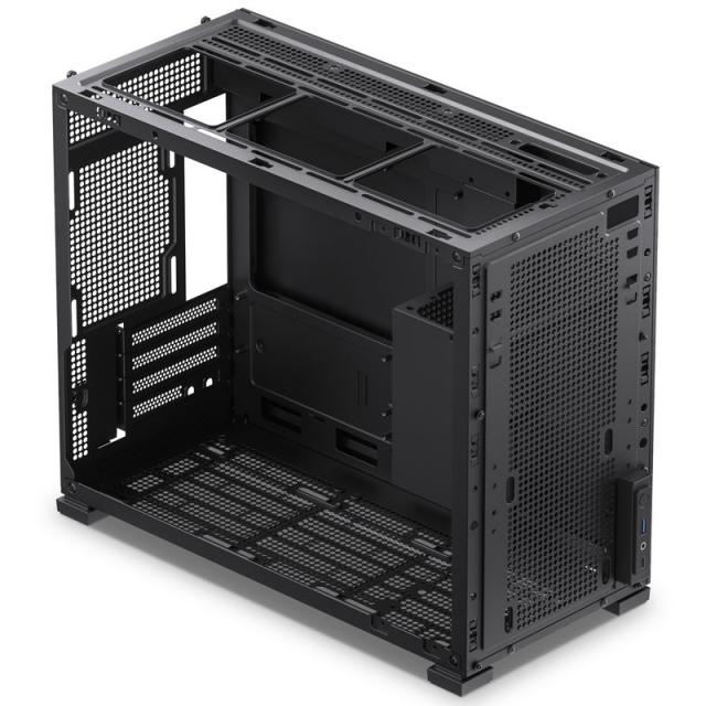 Case Jonsbo D31 Screen TG, mATX, Black 