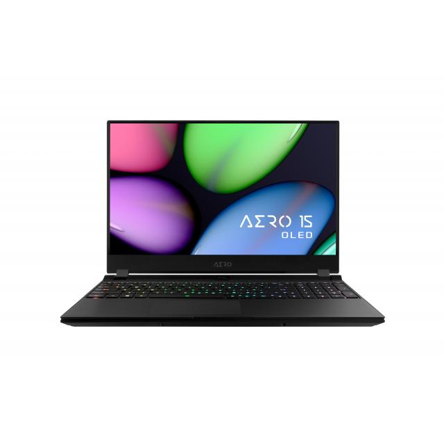 Лаптоп GIGABYTE AERO 15.6", UHD OLED,Intel® Core™ i7-9750H, 8GB, 256GB, GTX1660TI, Windows 10 Home