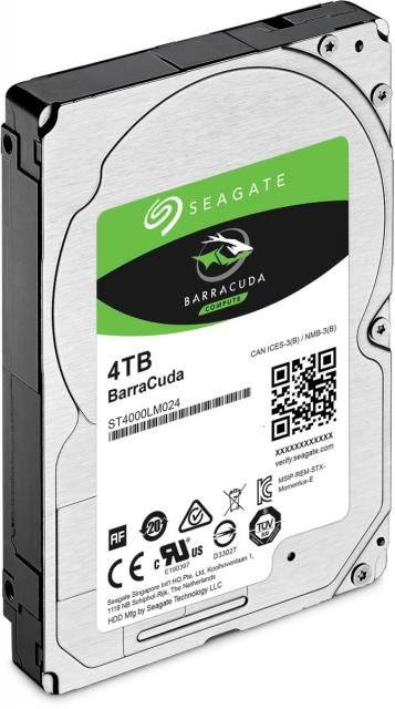 Хард диск SEAGATE BarraCuda, 4TB, 5400RPM, 2.5", 128MB, ST4000LM024 