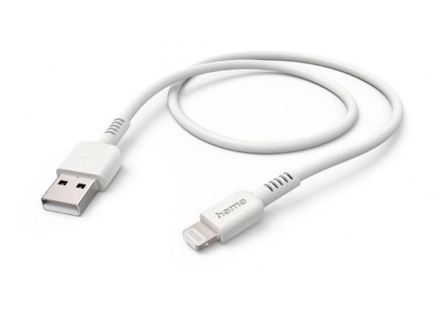 Hama "Eco" Charging Cable, USB-A - Lightning, 1 m, 187283 