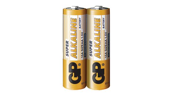 GP Alkaline battery  SUPER LR-6 AA /2 pcs./ 1.5V 
