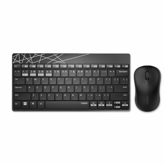 Wireless Keyboard Set RAPOO 8000M, 18312 