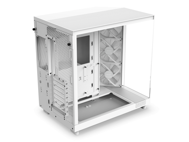 Кутия NZXT H6 Flow RGB Matte White - Middle Tower 