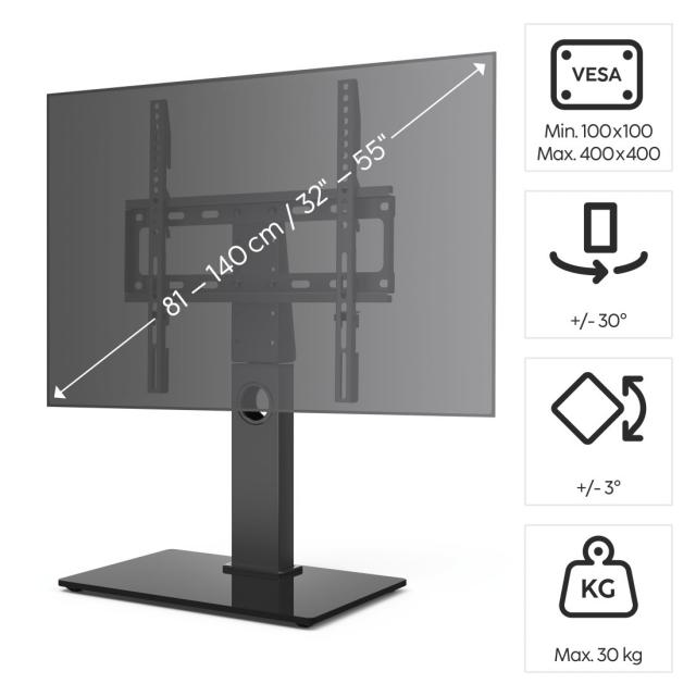 Hama TV Stand, 140 cm (55"), 220866 