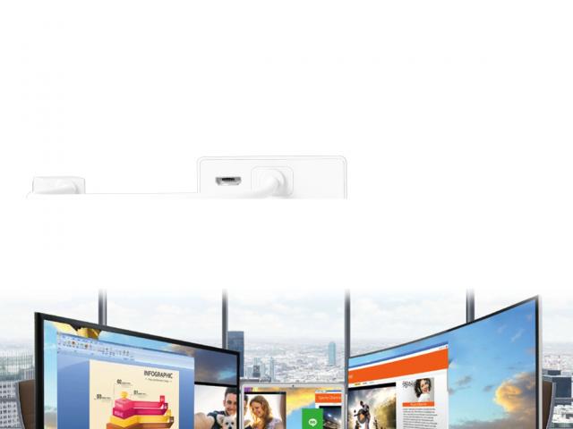 6-портов хъб j5create Mini Dock JUD380, USB 3.0, Gigabit Ethernet, HDMI, VGA, USB-B, Бял 