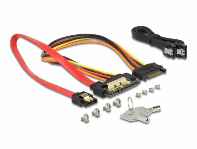 Delock 3.5″ Mobile Rack for 1 x 2.5″ SATA / SAS HDD / SSD with vibration protection 