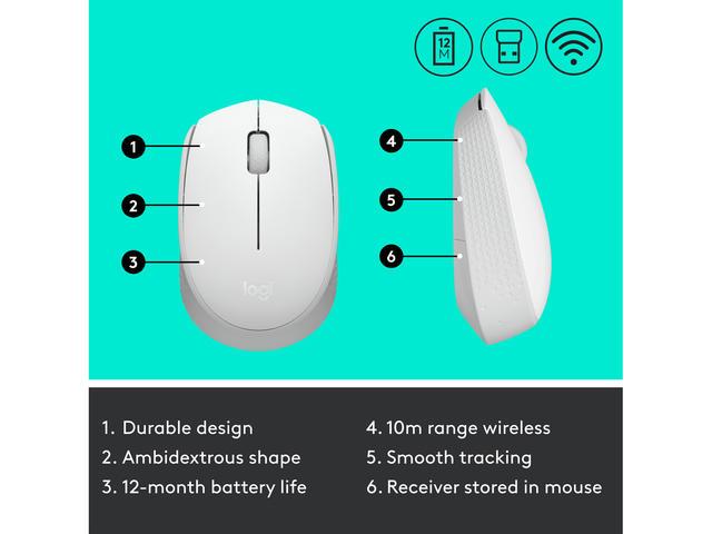 Безжична оптична мишка LOGITECH M171 