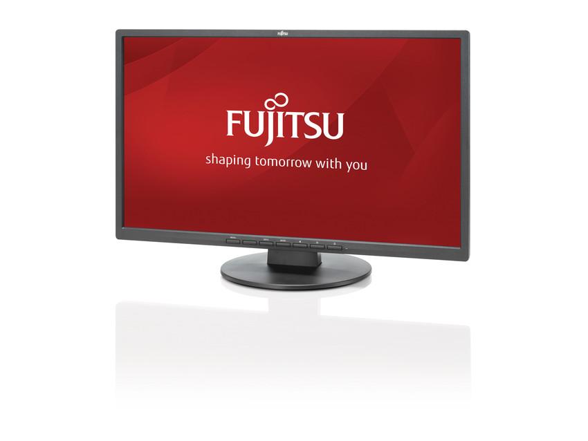 Монитор FUJITSU E22-8 TS Pro, IPS, 21.5 inch, Wide, Full HD, DP, DVI, VGA, Черен