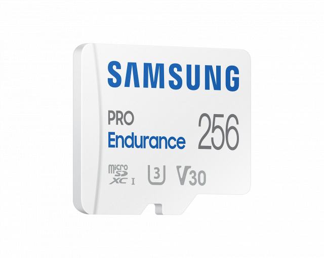 Memory card Samsung PRO Endurance microSD Card (2022), 256GB, Adapter 