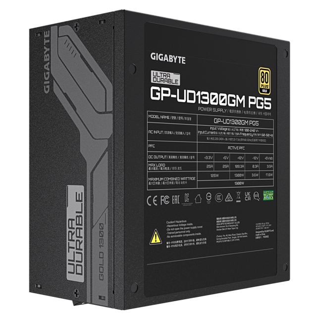 Захранващ блок Gigabyte UD1300GM PG5 1300W 80+ GOLD 