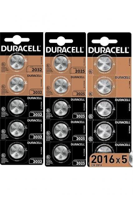 5 Pack CR2016 3V LITHIUM DURACELL COIN CELL Battery - 2016 KEY FOB 3V -  PROCELL