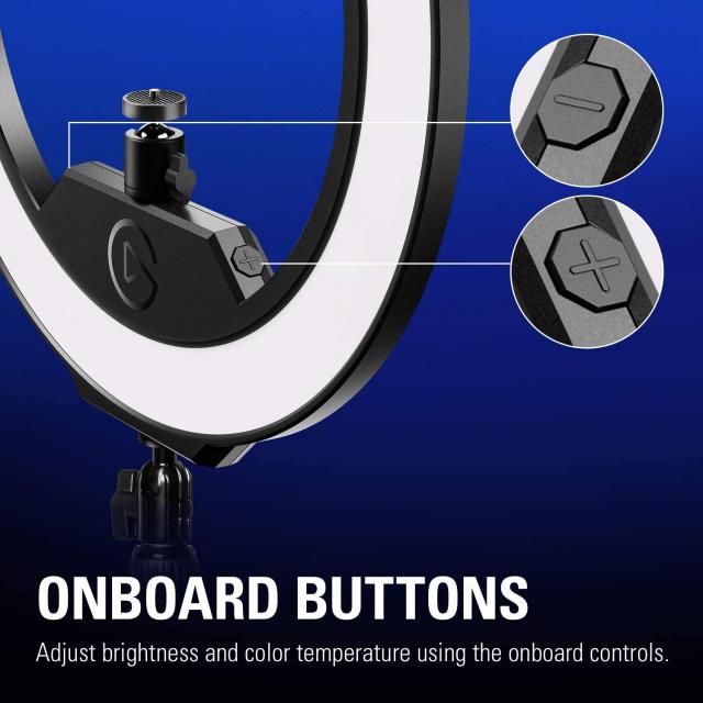 Осветление за стрийм Elgato Ring Light, Черна 