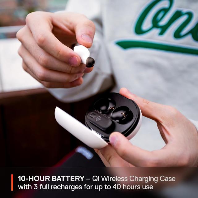 Безжични слушалки с микрофон SteelSeries Arctis GameBuds - White 