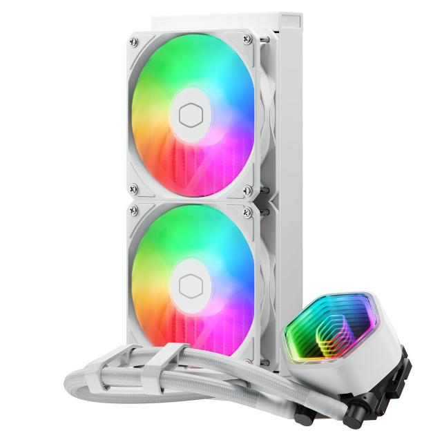 Охладител за процесор Cooler Master Master Liquid 240 Core II ARGB White Edition 