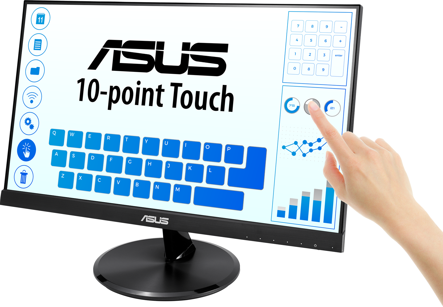 Тъч монитор ASUS VT229H 21.5" FHD (1920x1080)
