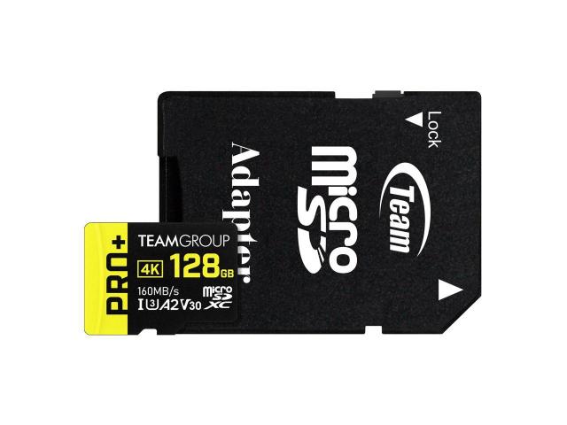 Memory card Team Group PRO Plus microSDXC 128GB, UHS-I U3, A2, V30 + SD Adapter 