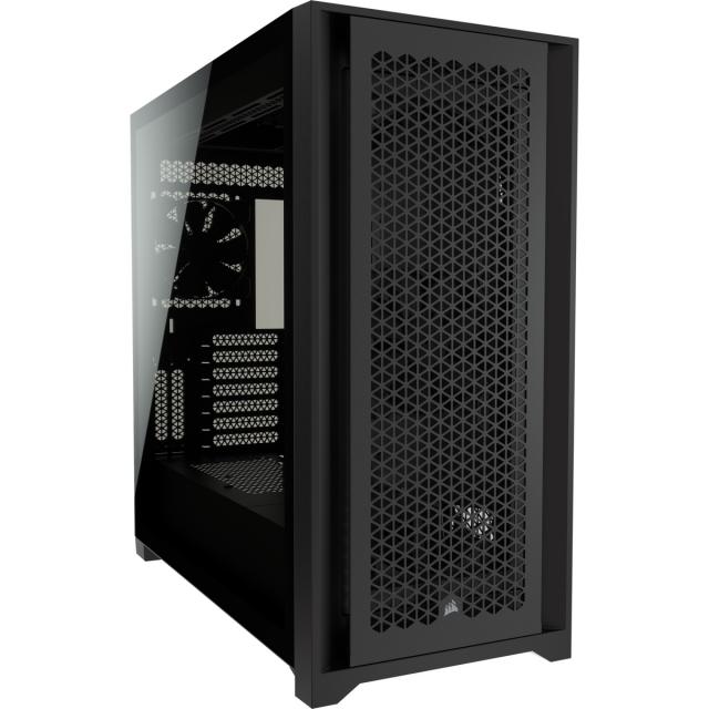 Case Corsair 5000D Airflow Mid Tower, Tempered Glass, Black 