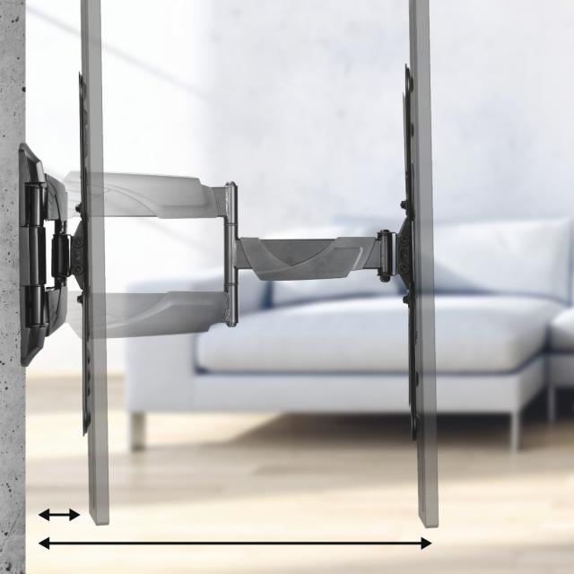 Hama TV Wall Bracket, Swivel, Tilt, 165 cm (65"), 220828 