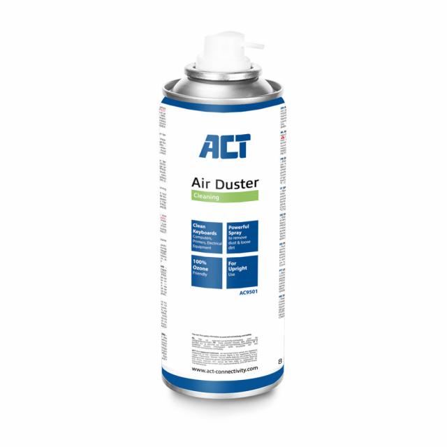 Спрей с въздух ACT AC9501, За клавиатури, LCD, TV монитори, 400 мл. 