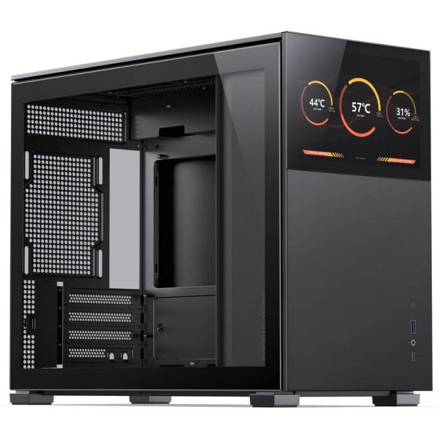 Case Jonsbo D31 Screen TG, mATX, Black 