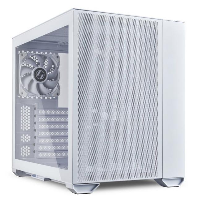 Case Lian Li O11 Air Mini Tower, Tempered Glass, White 