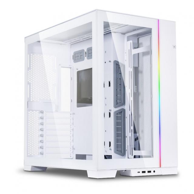 Case Lian Li PC-O11 Dynamic EVO Mid-Tower, Tempered Glass, White 